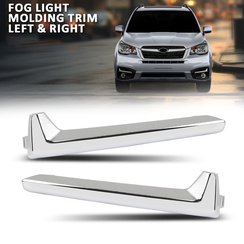 G-PLUS Fog Light Molding Trim Driver Left Side Compatible with Subaru Forester 2017-2018 57708SG010