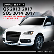 G-PLUS Grille Bracket Insert for Audi Q5 SQ5 2013-2017 Front View