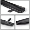 G-PLUS Mean Look Upper Headlight Cover Eyelids Replacement for 1999-2005 VW Compatible with Jetta MK4 1 Pair Black