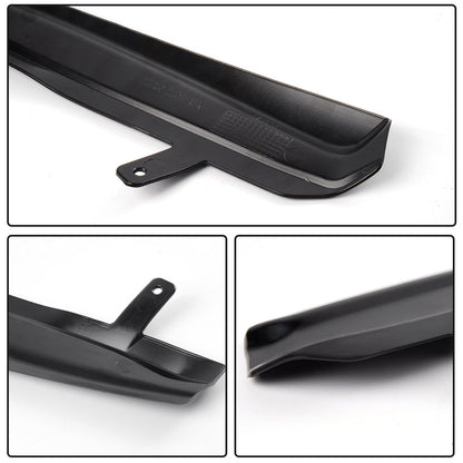 G-PLUS Mean Look Upper Headlight Cover Eyelids Replacement for 1999-2005 VW Compatible with Jetta MK4 1 Pair Black