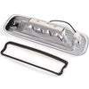 G-PLUS LED Third 3rd Brake Cargo Light Compatible With 1997-2001 Cherokee, Rear Roof Center High Mount Stop Tail Light Replacement (Chrome Housing Clear lens)