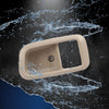 G-PLUS Door Handle Trim Set Compatible with 2000-2006 Toyota Tundra,Interior Door Handle Bezel 2Pc (Beige)