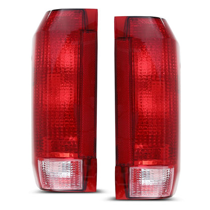 G-PLUS Red Lens Tail Lights Compatible with Truck Rear Side