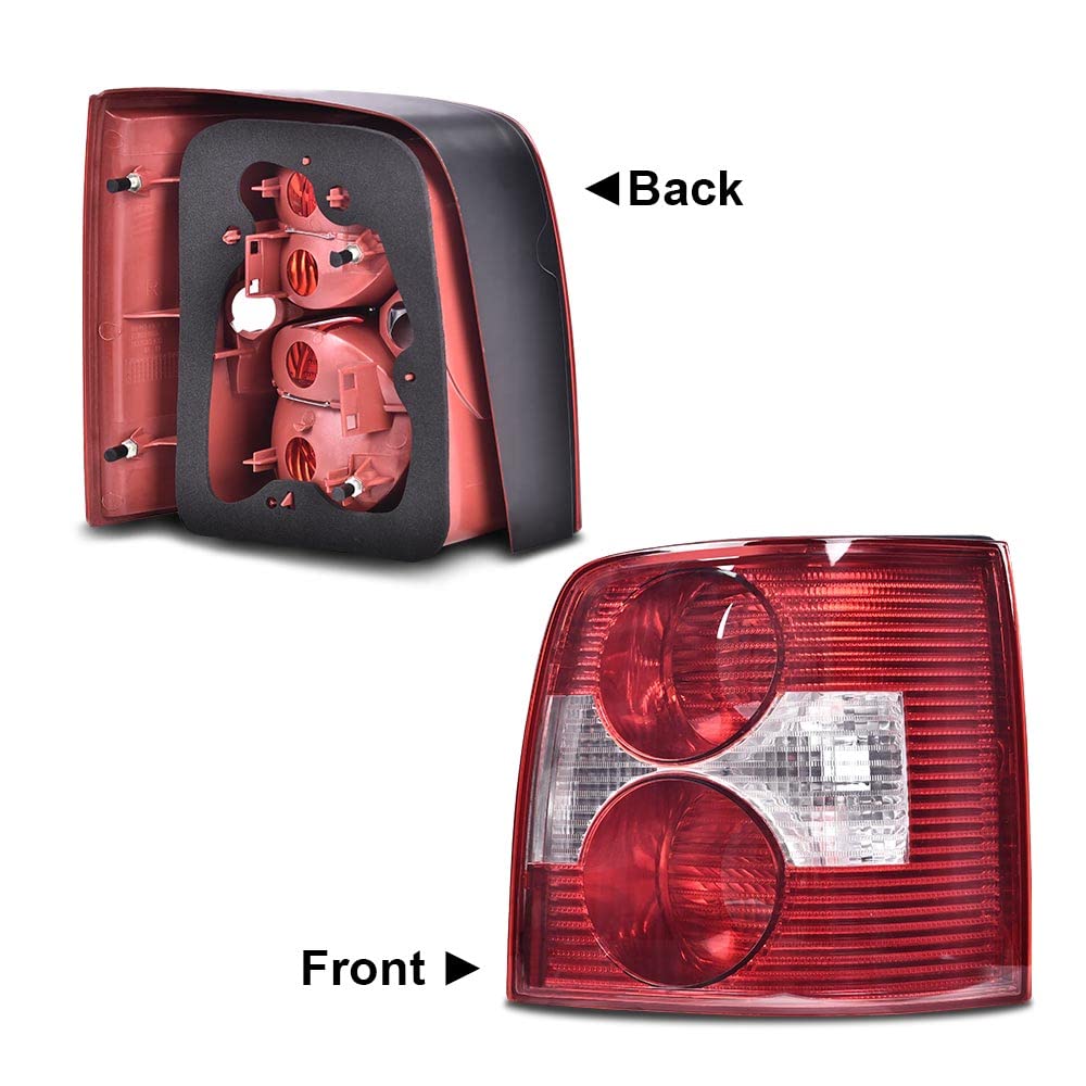 G-PLUS Rear Tail Lamp Light Right Compatible with VW Passat B5 B5.5 Wagon 2001 2002 2003 2004 2005 8151089130, 8152089130 Luces TraserasAssembly