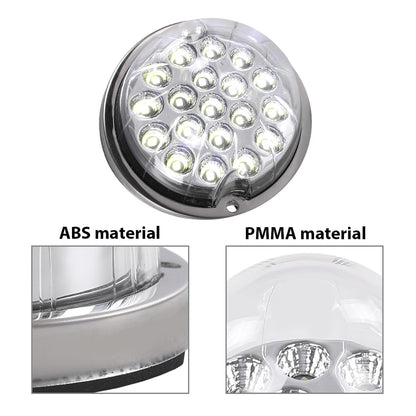G-PLUS Clear Lens Warm White LED Light Marker Turn Signal Light Lamp w/Base universal