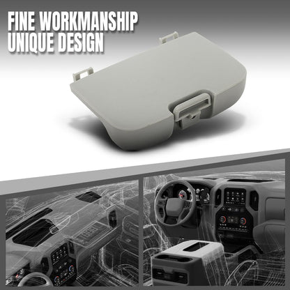 G-PLUS Overhead Console Sunglass Holder Compatible with Ford F250 F350 F450 F550 Super Duty 2002-2007 2C3Z7811586BAB, 2C3Z-7811586-BAB Gray