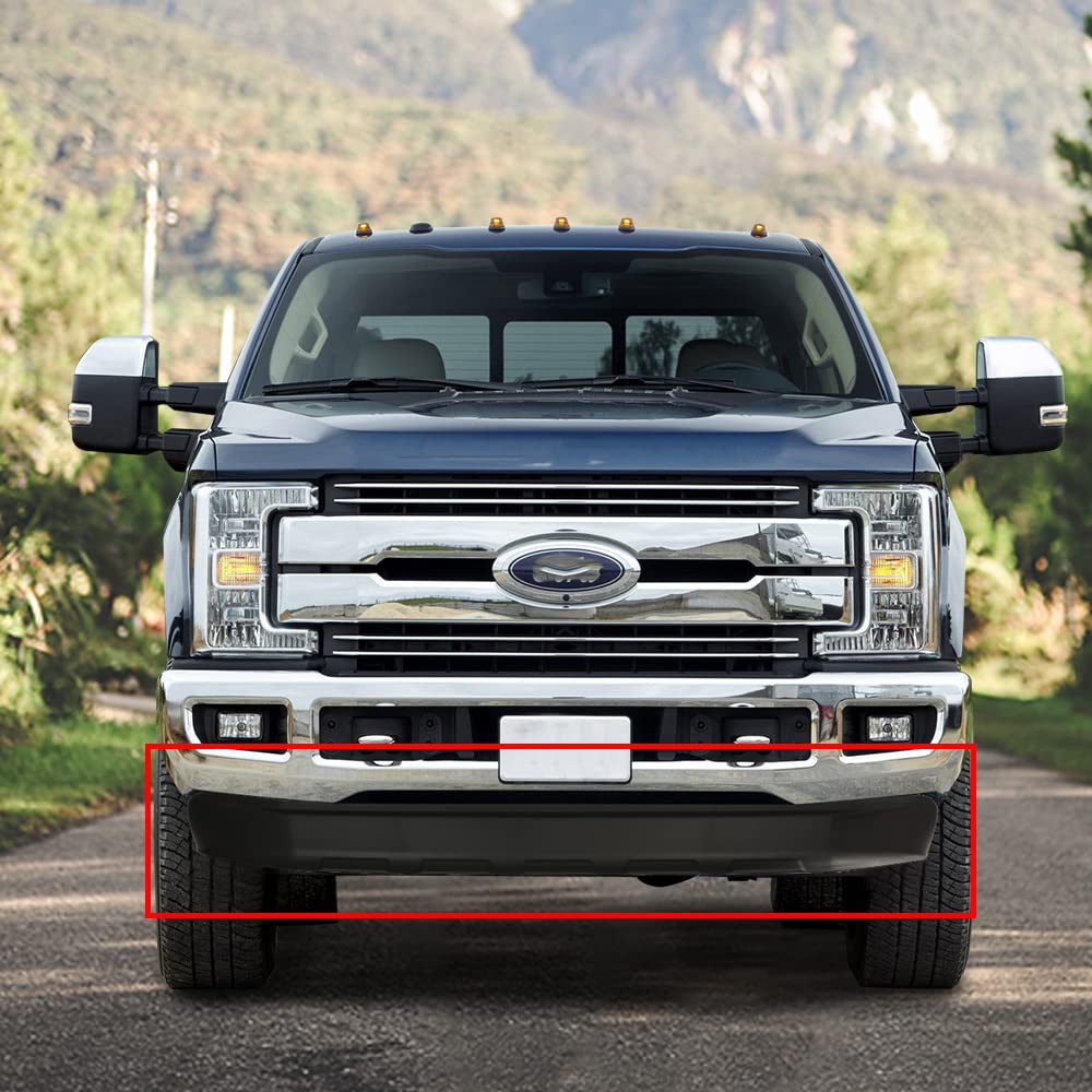 G-PLUS Front Bumper Lower Valance Panel Compatible with 2013-2016 F250 F350 F450 Super Duty Platinum/ 2011-2016 F250 F350 F450 Super Duty (submodel: King Ranch, Lariat, XL, XLT) BC3Z17626BA, FO1095242