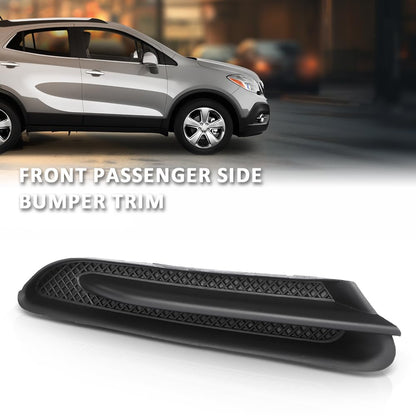 G-PLUS Bumper Trim Front Right Side Compatible with Buick Encore Sport Touring 2016,Fit Buick Encore (submodel: Base, Convenience, Leather, Premium) 2013 2014 2015 2016 95235063, GM1047107 Black