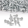 G-PLUS License Plate Screws Self Tapping Pan Head Compatible with Most Vehicles (100 Pkg)