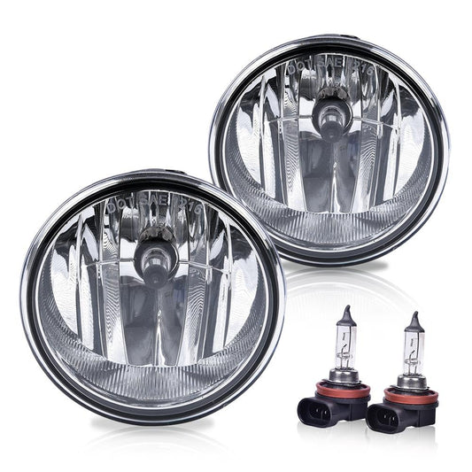G-PLUS Front Bumper Fog Lights Lamp Compatible with Ford F150 2006-2010 / Compatible with Lincoln Mark LT Pickup Truck 2006-2008 w/Bulbs AL3Z15201A luces de neblina