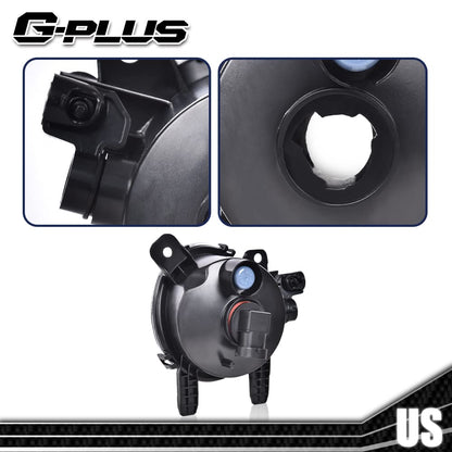 G-PLUS Pair Front Bumper Fog Lights Compatible with 2012-2014 BMW 328i xDrive sedan BM2592142 / BM2593142 Fog Lamp Accessories neblineros para autos delantero faros antiniebla