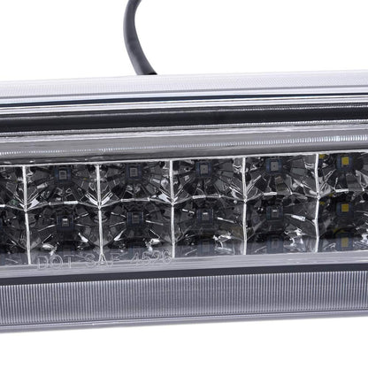 G-PLUS High Mount LED 3rd Brake Light Compatible with Chevy Silverado GMC Sierra 2014-2018 Rear Tail Cargo Lamp Waterproof Clear Lens