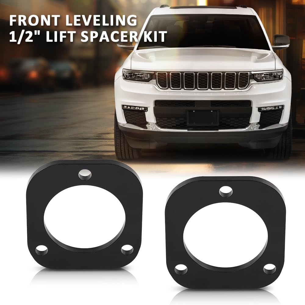 G-PLUS Front 0.5" Leveling 1/2" Lift Spacers Compatible with Jeep Grand Cherokee WK2 2011-2022