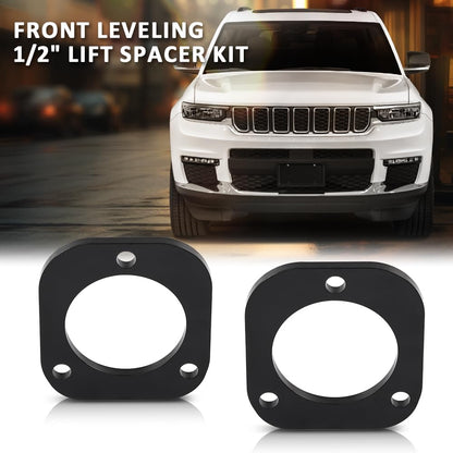 G-PLUS Front 0.5" Leveling 1/2" Lift Spacers Compatible with Jeep Grand Cherokee WK2 2011-2022