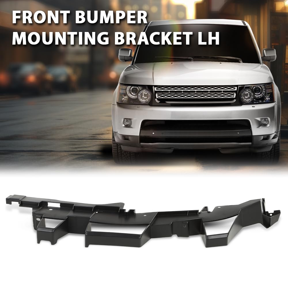 G-PLUS Front Bumper Mounting Bracket Left Side Compatible with Range Rover Sport 2006-2013 Black