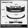 G-PLUS Black Lexus IS Front Bumper Kit + Lip + Plate (2006-2013 LX IS IS250 IS350 & 14+ F-Sport)