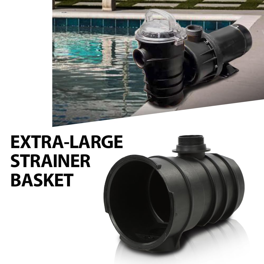 G-PLUS Pool Pump Pot Compatible with Pentair, Pac Fab, Sta-Rite Dynamo Above Ground Swimming Pool Pump Strainer 354530 Replacement