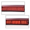 G-PLUS Rear Third Brake Light Led Tail Light Compatible With Ford F150 Explorer 2004 2005 2006 2007 2008 Red Lens Chrome Housing