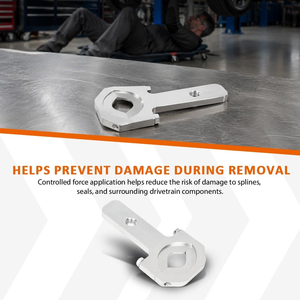 G-PLUS Driveshaft Removal Adapter Tool Fit Chevy Equinox/GMC Acadia Terrain/Cadillac XT5 / Buick Envision DT-51329-A Safe Removal, No Damage to Driveshaft Silver