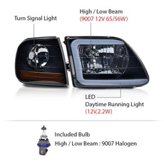 G-PLUS LED Headlights Corner Parking Lights for Ford F150 1998-2003 Product Image