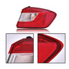 G-PLUS Tail Light w/Bulbs & Wiring Harness Red Lens Fit Chevy Cruze LS LT LTZ Premier 4-Door Sedan 2016 2017 2018 2019 Rear Brake Lamp Chrome Housing Right Passenger Side Luces TraserasAssembly