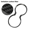 G-PLUS Gear Shift Cup Holder Cover Trim Bezel Compatible with Jeep Grand Cherokee 2011-2021 Black Carbon Fiber