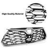 G-PLUS Front Bumper Upper Grille Chrome Trim Grill w/Hole Compatible with Toyota Highlander 2020-2022, Fit Models With Front View Camera, Not fit XSE models 31010E330, TO1200457