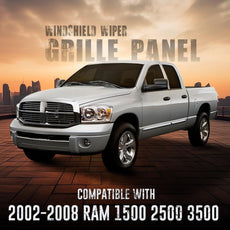 G-PLUS Windshield Wiper Cowl Grille for Dodge Ram 1500 2002-2008 Ram 2500 3500 Front View