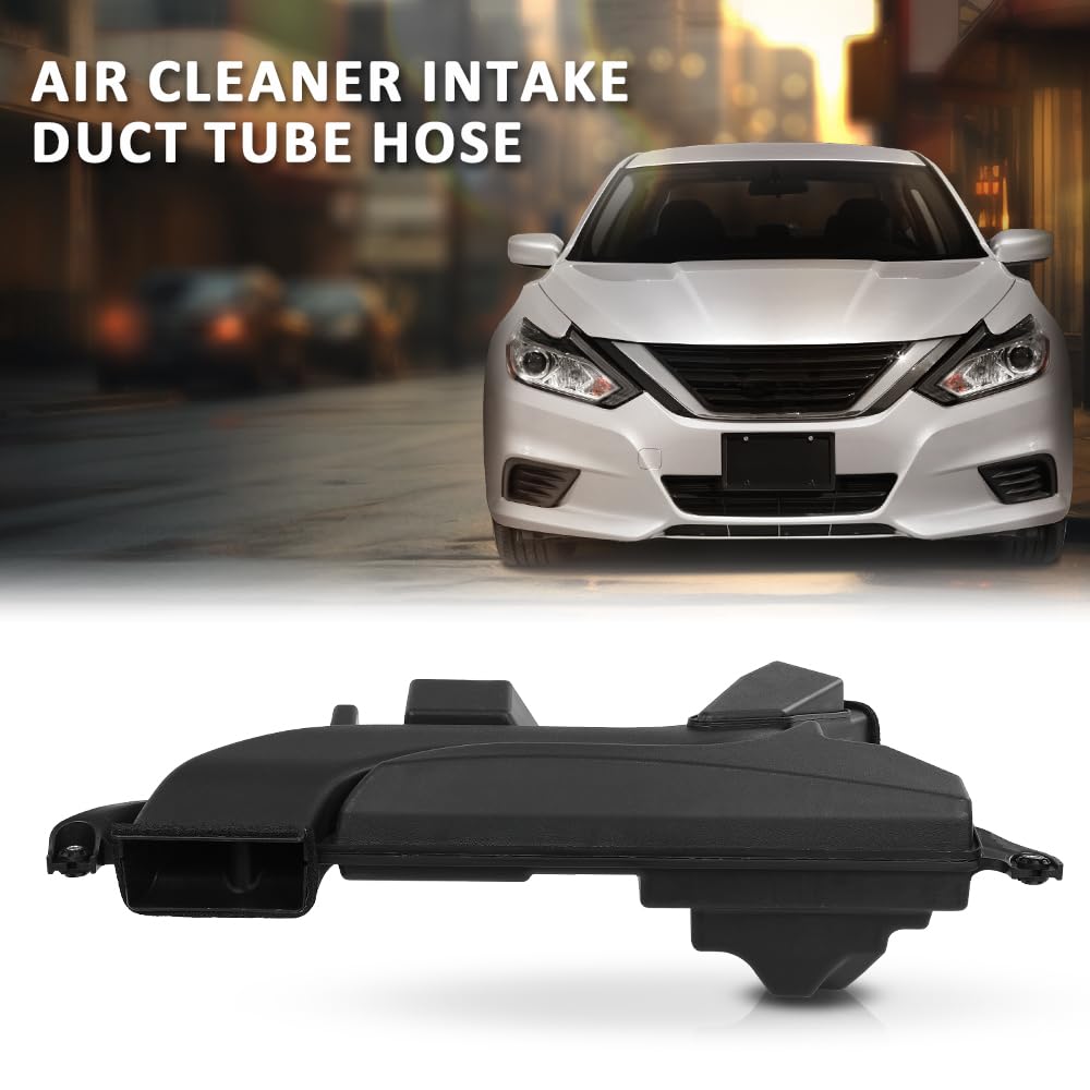 G-PLUS Air Cleaner Inlet Intake Duct Tube Hose Compatible with Nissan Altima 2013-2018 Black 16554-3TA0B, 165543TA0B