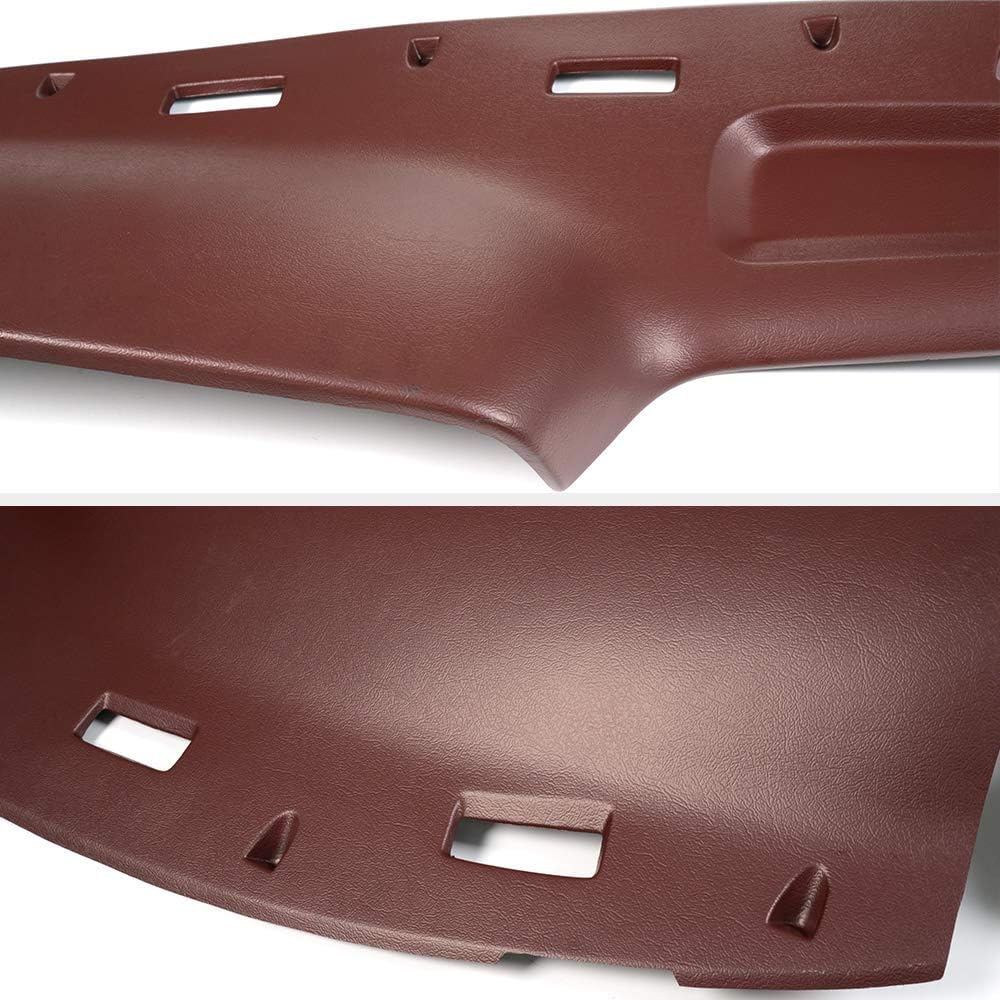 G-PLUS Molded TPE Dash Cover Compatible with Dodge Ram 1500/2500/3500 1994 1995 1996 1997 Red