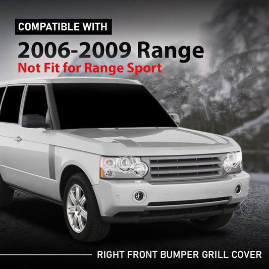 G-PLUS Front Right Bumper Air Inlet Grill Cover, Compatible with Range Rover L322 2006-2009 (Not Fit for Range Rover Sport models) Grill Cover DXB500380PUY