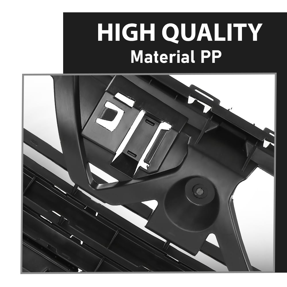 G-PLUS Front Bumper Face Bar Grille, Compatible with Porsche Cayenne 2011-2014, 95850568301, PO1036107