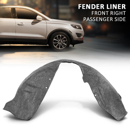 G-PLUS Front Right Fender Liner Inner, Compatible with Lincoln MKC 2015-2019, Passenger Side, EJ7Z16102A, EJ7Z16103B