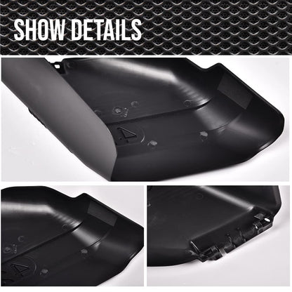 G-PLUS 42" Deflector Shield W/Mounting Hardware Chute Cover Compatible with Craftsman,Mower Deck Deflector Shield Kit Black