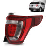 G-PLUS Tail Light Assembly Rear Brake Lamp Right with Wiring Harness & Bulb Compatible with Ford Explorer 2016-2019 FB5Z13404G Faros Traseros Luces Traseras