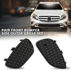 G-PLUS Front Bumper Side Outer Grille Set Pair Compatible with Benz W156 X156 GLA 220 250 260 2015-2017 1568853322