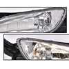 G-PLUS Front Bumper Fog Lights, Front Right Left Bumper Fog Lamp & Bezels 2pcs Compatible with 2011 2012 2013 Kia Optima 922012T010 922022T010 865512T000 865522T000