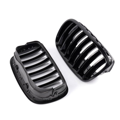 Replacement For BMW E70 E71 X5 X6 2007 2008 2009 2010 2011 2012 2013 Gloss Black Front Bumper Kidney Sport Grills Hood Grille Replacement