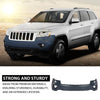 G-PLUS Front Upper Bumper Cover Compatible with Jeep Grand Cherokee 2011 2012 2013 w/o Headlight Washers & Park Assist, 68078269AB, CH1000980, Black