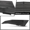 G-PLUS Chrome Billet Grille Compatible with Chevy GMC C/K Pickup Suburban Blazer Jimmy 1981-1988 Main Upper Stainless Steel Front Grill Insert (Phantom Style w/Stacked Lights)