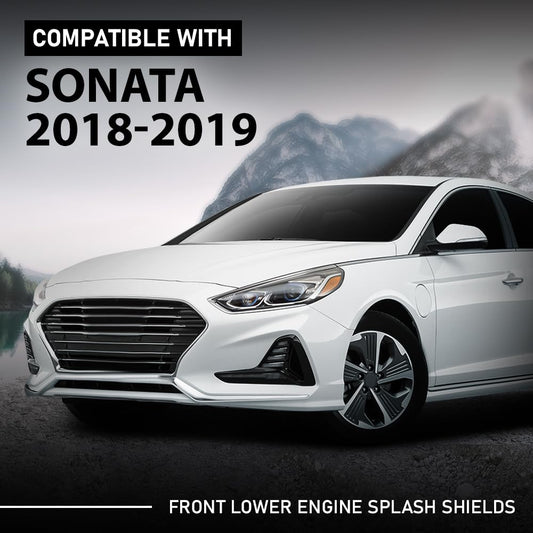 G-PLUS Front Lower Engine Splash Shields Compatible with Hyundai Sonata Sport 2018-2019 29110C2500