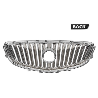 G-PLUS Front Bumper Upper Grille Assembly Chrome Compatible with 2012-2017 Buick Verano 20984572, 23172630, 23274652