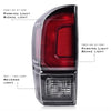 G-PLUS Rear Tail Light Compatible with 2016 2017 2018 2019 2020 2021 2022 2023 Toyota Tacoma, Dark Red Rear Brake Lamp Left Driver TO2800201,Luces Traseras