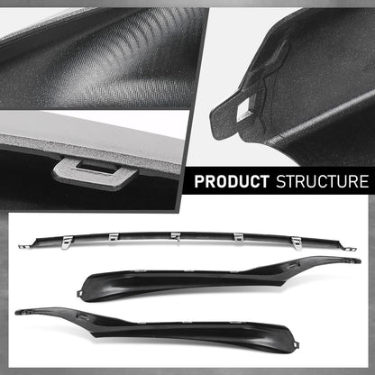 G-PLUS Front Bumper Lower Trim Molding Chrome, Compatible with Toyota Camry SE XSE 2021-2024 Only 5312206130, 5312406260, 5312306190, TO1046115, TO1047115