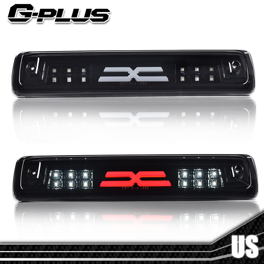 G-PLUS LED 3rd Third X Brake Light Rear Brake Stop Tail Light Compatible with 2015-2018 Colorado/Canyon GM25971002 52019397 High Mount Stop Light Third Tail Light