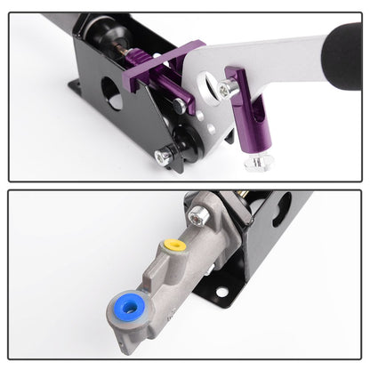 Universal Hydraulic Handbrake Drift E-Brake Racing Hand Brake Lever Purple Metal