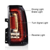 G-PLUS LED BAR Tail Lights Fit GMC Yukon/Yukon XL 2019-2020/Fit GMC Yukon/Yukon XL (Denali, SLE, SLT) 2015-2018 Driver & Passenger Rear Lamps Brakelights Luces Traseras, Faros TraserosAssembly