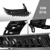 G-PLUS Right Front Bumper Side Trim Molding w/o Sensor Hole Compatible with Toyota Camry SE 2025 TO1039285, 52712AQ020 Glossy Black