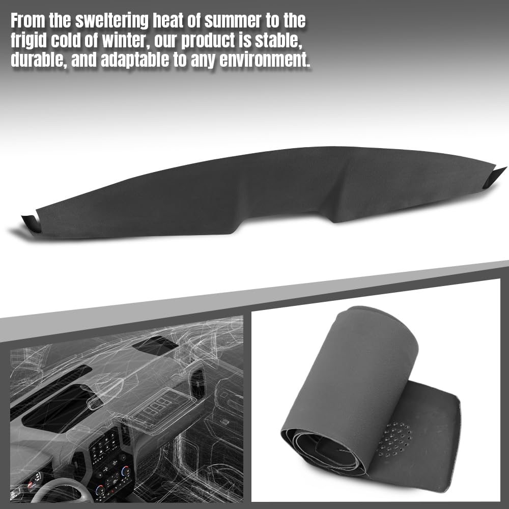G-PLUS Dash Cover Panel Compatible with Ford Mustang 2005 2006 2007 2008 2009 Black
