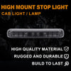 G-PLUS LED Third Brake Light Compatible With 1999-2006 Chevy Silverado/GMC Sierra 1500 2500 3500,3RD Cargo LED Tail Stop Lamps Smoky lens Chrome Housing